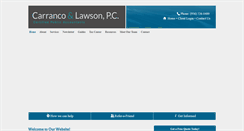 Desktop Screenshot of carranco-lawson.com